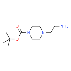 ChemSpider 2D Image | 1-(2-Aminoethyl)-4-boc-piperazine | C11H23N3O2