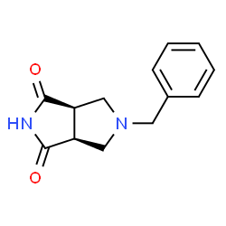 ChemSpider 2D Image | cis-5-Benzyltetrahydropyrrolo[3,4-c]pyrrole-1,3(2H,3aH)-dione | C13H14N2O2