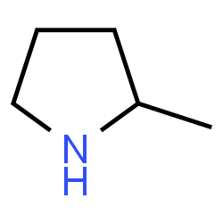 ChemSpider 2D Image | 2-Methylpyrrolidine | C5H11N