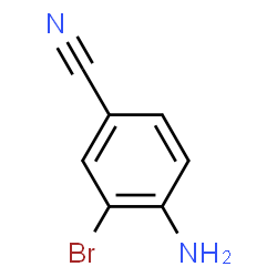 ChemSpider 2D Image | 4-Amino-3-bromobnzonitrile | C7H5BrN2