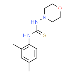 ChemSpider 2D Image | 1-(2,4-Dimethylphenyl)-3-(4-morpholinyl)thiourea | C13H19N3OS