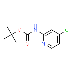 ChemSpider 2D Image | tert-butyl 4-chloro-2-pyridinylcarbamate | C10H13ClN2O2
