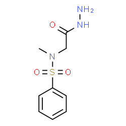 ChemSpider 2D Image | N-(2-Hydrazino-2-oxoethyl)-N-methylbenzenesulfonamide | C9H13N3O3S