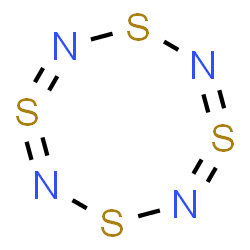 ChemSpider 2D Image | Tetranitrogen tetrasulfide | N4S4