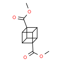 ChemSpider 2D Image | Dimethyl 1,4-cubanedicarboxylate | C12H12O4