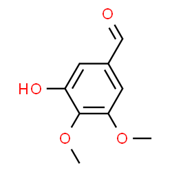 ChemSpider 2D Image | 5-Hydroxyveratraldehyde | C9H10O4