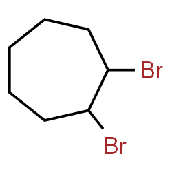 ChemSpider 2D Image | 1,2-Dibromocycloheptane | C7H12Br2