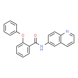 ChemSpider 2D Image | 2-Phenoxy-N-(6-quinolinyl)benzamide | C22H16N2O2