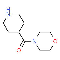 ChemSpider 2D Image | 4-(4-piperidinylcarbonyl)morpholine | C10H18N2O2