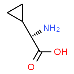 ChemSpider 2D Image | (R)-Amino-cyclopropyl-acetic acid | C5H9NO2