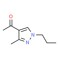 ChemSpider 2D Image | 1-(3-methyl-1-propylpyrazol-4-yl)ethanone | C9H14N2O