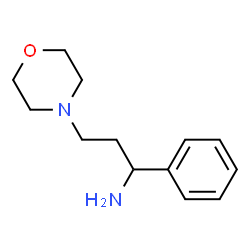 ChemSpider 2D Image | 3-morpholino-1-phenylpropan-1-amine | C13H20N2O