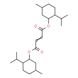 ChemSpider 2D Image | Bis(2-isopropyl-5-methylcyclohexyl) 2-butenedioate | C24H40O4