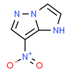 ChemSpider 2D Image | 7-Nitro-1H-imidazo[1,2-b]pyrazole | C5H4N4O2