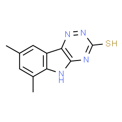 ChemSpider 2D Image | 6,8-Dimethyl-9H-1,3,4,9-tetraaza-fluorene-2-thiol | C11H10N4S