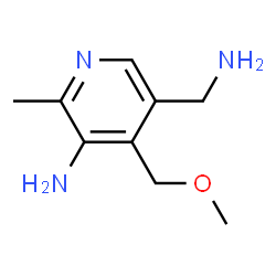 ChemSpider 2D Image | 2-Methyl-3-amino-4-methoxymethyl-5-aminomethylpyridine | C9H15N3O