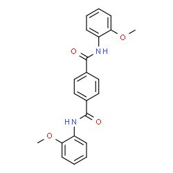 ChemSpider 2D Image | N,N'-Bis(2-methoxyphenyl)terephthalamide | C22H20N2O4