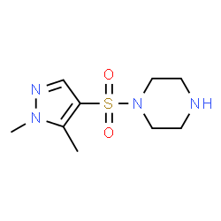 ChemSpider 2D Image | 1-(1,5-dimethylpyrazol-4-ylsulfonyl)piperazine | C9H16N4O2S
