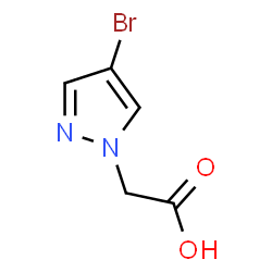 ChemSpider 2D Image | (4-Bromopyrazol-1-yl)acetic acid | C5H5BrN2O2