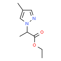 ChemSpider 2D Image | ethyl 2-(4-methylpyrazol-1-yl)propanoate | C9H14N2O2
