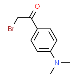 ChemSpider 2D Image | 2-BROMO-1-(4-DIMETHYLAMINO-PHENYL)-ETHANONE | C10H12BrNO