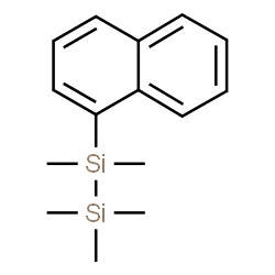 ChemSpider 2D Image | 1,1,1,2,2-Pentamethyl-2-(1-naphthyl)disilane | C15H22Si2
