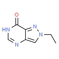 ChemSpider 2D Image | 2-ethyl-6H-pyrazolo[4,3-d]pyrimidin-7-one | C7H8N4O