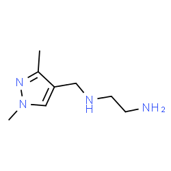 ChemSpider 2D Image | (2-aminoethyl)[(1,3-dimethylpyrazol-4-yl)methyl]amine | C8H16N4