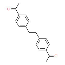 ChemSpider 2D Image | 1-{4-[2-(4-ACETYLPHENYL)ETHYL]PHENYL}ETHANONE | C18H18O2