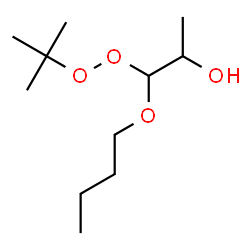 ChemSpider 2D Image | 1-Butoxy-1-tert-butyldioxy-2-propanol | C11H24O4