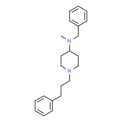 ChemSpider 2D Image | N-Benzyl-N-methyl-1-(3-phenylpropyl)-4-piperidinamine | C22H30N2