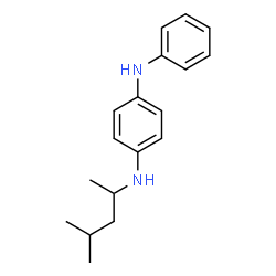 ChemSpider 2D Image | N-(1,3-Dimethylbutyl)-N'-phenyl-1,4-phenylenediamine | C18H24N2