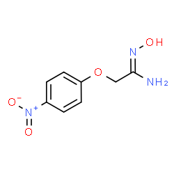 ChemSpider 2D Image | N-Hydroxy-2-(4-nitrophenoxy)ethanimidamide | C8H9N3O4