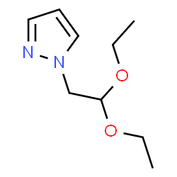 ChemSpider 2D Image | 1-(2,2-diethoxyethyl)pyrazole | C9H16N2O2