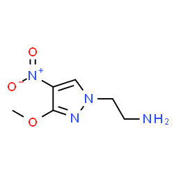 ChemSpider 2D Image | 2-(3-Methoxy-4-nitro-1H-pyrazol-1-yl)ethanamine | C6H10N4O3