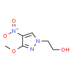 ChemSpider 2D Image | 3-Methoxy-4-nitro-1H-pyrazole-1-ethanol | C6H9N3O4