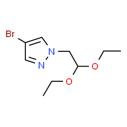 ChemSpider 2D Image | 4-bromo-1-(2,2-diethoxyethyl)pyrazole | C9H15BrN2O2