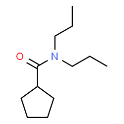 ChemSpider 2D Image | N,N-Dipropylcyclopentanecarboxamide | C12H23NO