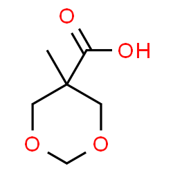 ChemSpider 2D Image | 5-Methyl-1,3-dioxane-5-carboxylic acid | C6H10O4