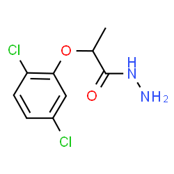 ChemSpider 2D Image | 2-(2,5-Dichlorophenoxy)propanehydrazide | C9H10Cl2N2O2