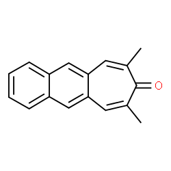 ChemSpider 2D Image | 7,9-Dimethyl-8H-cyclohepta[b]naphthalen-8-one | C17H14O