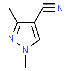 ChemSpider 2D Image | 1,3-dimethylpyrazole-4-carbonitrile | C6H7N3