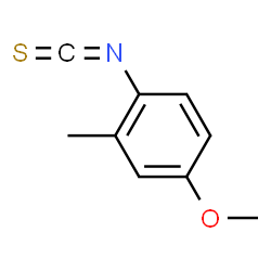 ChemSpider 2D Image | 4-Methoxy-2-methylphenyl isothiocyanate | C9H9NOS
