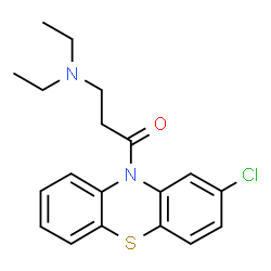 ChemSpider 2D Image | chloracyzine | C19H21ClN2OS