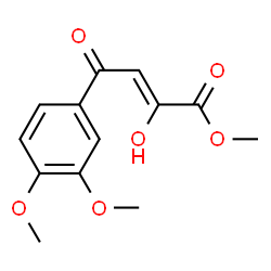 ChemSpider 2D Image | Methyl (2Z)-4-(3,4-dimethoxyphenyl)-2-hydroxy-4-oxo-2-butenoate | C13H14O6