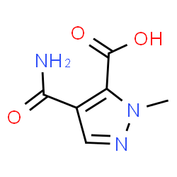 ChemSpider 2D Image | 4-carbamoyl-2-methylpyrazole-3-carboxylic acid | C6H7N3O3