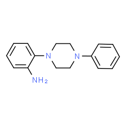 ChemSpider 2D Image | 2-(4-Phenyl-1-piperazinyl)aniline | C16H19N3