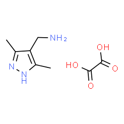 ChemSpider 2D Image | 1-(3,5-Dimethyl-1H-pyrazol-4-yl)methanamine ethanedioate (1:1) | C8H13N3O4