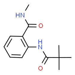 ChemSpider 2D Image | 2-[(2,2-Dimethylpropanoyl)amino]-N-methylbenzamide | C13H18N2O2