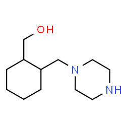 ChemSpider 2D Image | 2-(1-Piperazinylmethyl)cyclohexanemethanol | C12H24N2O